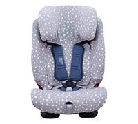 JYOKO Kids Housse Compatible avec Romer advansafix, evolva IV M (White Star, ADVANSAFIX IV-M-R)