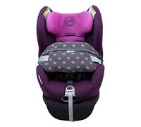 JYOKO Kids Housse de Accessoire pour siège Auto bébé en Coton Compatible avec Cybex Gold Sirona - M2 I-Size (Fluor Heart)