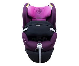 JYOKO Kids Housse de Accessoire pour siège Auto bébé en Coton Compatible avec Cybex Gold Sirona - M2 I-Size (Black Series)