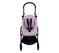 JYOKO KIDS Housse Matelassée pour pousette compatible avec Babyzen YoYo, 100% Coton (PINK ISLAND)