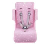 JYOKO KIDS Housse matelassée pour Poussette en Coton compatible avec Maclaren Quest, Twin Techno, Triumph XT (Pink Sparkles)