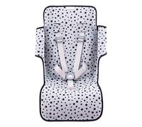 JYOKO KIDS Housse matelassée pour Poussette en Coton compatible avec Maclaren Quest, Twin Techno, Triumph XT (Black Star)