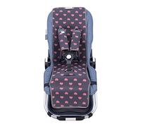JYOKO Kids Housse matelassée Poussette gemelar en Coton (Fluor Heart)