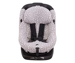 JYOKO Kids Housse pour siège Auto bébé en Coton Compatible avec Bébé Confort AxissFix (White Star)