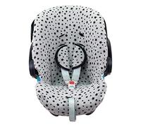 JYOKO KIDS Housse pour siège auto bébé en coton Compatible avec Cybex Aton Cloud-Q-M-2-4-5 (ATON 2, Black Star)