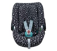 JYOKO Kids Housse pour siège Auto bébé en Coton Compatible avec Cybex Aton Cloud- Q-M-2-4-5 (ATON Q, Winter Sky)