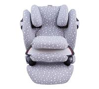 JYOKO Kids Housse pour siège Auto bébé en Coton Compatible avec Cybex Pallas M - S Fix y Pallas B - Fix (White Star)