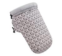 JYOKO Kids Housse Poussette Chanceliere Universelle (Black Rayo, Polaire Teddy)