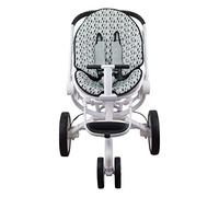 JYOKO KIDS Matelas de coton compatible avec Quinny Moodd et Cybex (Black Rayo)