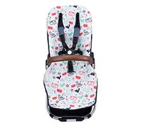 JYOKO KIDS matelassée Poussette en coton 100% compatible avec Bugaboo Donkey (Dino Party)