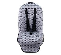 JYOKO KIDS matelassée Poussette en coton 100% compatible avec Bugaboo Fox (Black Rayo)