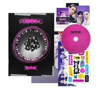 JYP Ent. - Stray Kids - -Rock-STAR (Strandard - ROLL Ver.) Photobook + CD-R + Photocard + Panorama Mini Poster + Unit Photocard + Sticker + 2 Pin Badges + 5 Extra Photocards
