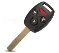 Jyq Télécommande 313.8/315/433mhz Id48 Pour Honda Accord Crv Hrv Fit City Jazz Odyssey Navette Civic G8d-380h-A G8d-382h-A G8d-384h-A - Type 4 Buttons-433.92mhz G8d-382h-A