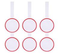 JYTDBCS Lot de 6 tableaux de score vierges inscriptibles pour juges - Tableau de score effaçable à sec - En mousse - Rouge