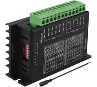 JYUDAUFU Pilote de moteur pas à pas TB6600 Nema 17/23/34 4A 9-42VDC 32 segments, avec fil femelle CC 5,5 × 2,1 mm, pour moteur pas à pas 42/57/86 type 2/4 phases, pour imprimante 3D/CNC
