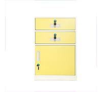 Jyuiipcz - Classeur mobile à 2 couches avec verrou mobile - Armoire de données en acier inoxydable - Trieur de données pour stocker des fichiers A4 - Classeur vertical à défilement de bureau (couleur