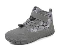 JYukaichen Bottines de Neige Enfant d'Hiver Imperméables et Antidérapantes, Chaussures de Randonnée Outdoor, Bottes Chaudes Fourrées pour Garçons et Filles, Chaussures de Trekking Léger EU28-38