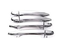 JYUTDW Couvercle DéCoratif PoignéE Porte ExtéRieure Pour BMW Pour X5 2014-2018 Pour X6 2015-2019 Poignée De Porte Extérieure De Voiture Trou De Clé Revêtement D'habillage Capuchon(Silver)