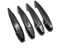 JYUTDW Couvercle DéCoratif PoignéE Porte ExtéRieure Pour BMW Pour X5 2014-2018 Pour X6 2015-2019 Poignée De Porte Extérieure De Voiture Trou De Clé Revêtement D'habillage Capuchon(Black)