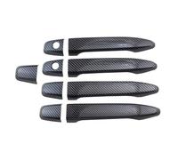 JYUTDW Garniture De PoignéE De Porte ExtéRieure Pour Lexus Pour Gx470 Gx 2003-2009 Poignée De Porte Extérieure De Voiture Trou De Clé Revêtement D'habillage Capuchon(Carbon)