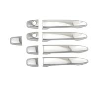 JYUTDW Garniture De PoignéE De Porte ExtéRieure Pour Lexus Pour Gx470 Gx 2003-2009 Poignée De Porte Extérieure De Voiture Trou De Clé Revêtement D'habillage Capuchon(Chrome Piano)