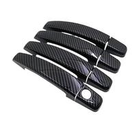 JYUTDW Garniture PoignéE De Porte Housse Pour Chevrolet Pour Colorado RG S10 2011-2022 Couvercles De Poignée De Porte Extérieure De Voiture(Carbon 4pcs)