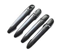 JYUTDW Garniture PoignéE De Porte Housse Pour Mazda Pour CX-5 CX-4 2012-2020 Poignée De Porte Extérieure De Voiture Trou De Clé Revêtement D'habillage Capuchon(0 button)