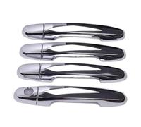 JYUTDW Garniture PoignéE De Porte Housse Pour Toyota Pour Probox Réussir 2002-2016 Voiture Poignée De Porte Extérieure Garnitures De Couverture Garniture(Silver 1keyhole)