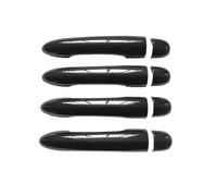 JYUTDW Housses De PoignéE De Porte De Voiture Pour Renault Pour LAGUNA 3 Iii Mk3 Couvercles De Poignée De Porte Extérieure De Voiture(Carbon-E)