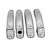 JYUTDW Pour Amarok 2009-2019 Couvercles De Poignée De Porte Extérieure De Voiture Coque PoignéE Porte ExtéRieure(Chrome)