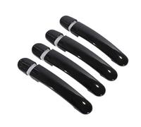 JYUTDW Pour Polo 2010 2011 2012 2013 2014 2015 2016 2017 Couvercles De Poignée De Porte Extérieure De Voiture Garniture De Couvercle De PoignéE De Porte(Black 1 keyhole)