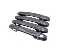 JYUTDW Pour Toyota Pour Avensis T270 2010-2018 Voiture Poignée De Porte Extérieure Trou De Clé Revêtement D'habillage Capuchon Garniture De Couvercle De PoignéE De Porte(Keyless entry)