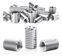 Jyvex Insert fileté M6 sur M4 x 15mm, 24 pièces adaptateurs filetés m6 m4, douille filetée en acier inoxydable, adaptateur pour connexions vissées, manchon réducteur m6 sur m4, adaptateur m4 sur m6