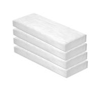 Jyvex Lot de 4 éponges en céramique pour bioéthanol, 300 x 100 x 25 mm, éponge de cheminée et éponge en céramique pour brûleur au bioéthanol, accessoires de cheminée à l'éthanol, cheminée intérieure