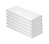 Jyvex Lot de 6 rouleaux de laine de céramique pour bioéthanol, 300x100x13mm, éponge pour cheminée, ouate de verre et éponge en céramique pour brûleur bioéthanol, accessoire pour cheminée à éthanol
