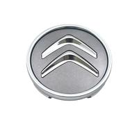 JYWLKQ Auto Cache Moyeux pour Citroen C3 Aircross, Enjoliveurs Centre de Roue de Voiture Centre de Jante Capuchons Cache-Moyeux Antirouille DéCoration Accessories 1PC,Grey-60mm