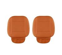 JYWLKQ Auto Coussin de Siège de Voiture pour Abarth 595, Housse Siege Voiture Coussin Avant Voiture Siege Cuir Protege Siege Respirant Antidérapant Accessoires,Orange-Front-2PC