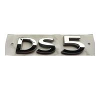 JYWLKQ Auto EmblèMe Logo Voiture pour DS 7 2022, Autocollant D'insigne Emblème de Lettres pour Coffre Arrière Corps Côté Extérieurs Décoration Accessoires,DS 5
