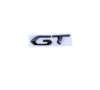 JYWLKQ Auto EmblèMe Logo Voiture pour Peugeot 508 2010-2018, Autocollant D'insigne Emblème de Lettres pour Bonnet Coffre Arrière Corps Côté Extérieurs Décoration Accessoires,GT-Black