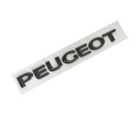 JYWLKQ Auto EmblèMe Logo Voiture pour Peugeot Partner 2008-2018, Autocollant D'insigne Emblème de Lettres pour Bonnet Coffre Arrière Corps Côté Extérieurs Décoration Accessoires,L-Black