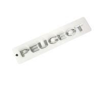JYWLKQ Auto EmblèMe Logo Voiture pour Peugeot Partner 2008-2018, Autocollant D'insigne Emblème de Lettres pour Bonnet Coffre Arrière Corps Côté Extérieurs Décoration Accessoires,L-Silver