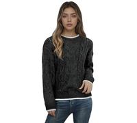 Jywmsc Pulls Oversize Mignons pour Femmes Pulls en Maille Torsadée Tenues Amples et Larges pour l'automne-Hiver