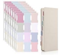 JYXNU 144 Onglets Adhésifs Étiquettes Autocollantes Marqueurs De Page Épais Écrits À La Main Notes Adhésives Inscriptibles pour cahiers et livres, marqueurs de page et classification de fichiers