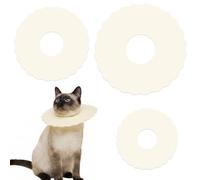 JYXNU 3x Collerette Chat Anti Lechage, Réglable Collerettes pour Chats, colerette chat anti lechage, Collier de Protection, Doux Collerettes pour Chats, Collerette Chat Anti Léchage et Anti Grattage