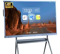 JYXOIHUB - Hub de collaboration Smart Board, 140 cm, 4K UHD, tableau blanc électronique numérique intégré, double système d'exploitation pour salle de classe et entreprise, tableau blanc interactif