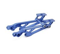 JYYTERD Accessoires Voitures RC pour Arrma 1/8 6S pour KRATON pour Typhon pour Talion pour SENTON pour Outcast pour Notorious Ensemble Montage D'aile Arrière en Métal Pièces Voiture RC(Blue)