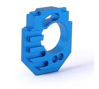 JYYTERD Accessoires Voitures RC pour Arrma pour Granite pour Grom 1/18 rc Car Upgrade Parts Accessories Dissipateur Thermique en Métal Support Moteur Réglable(Blue)