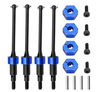 JYYTERD Accessoires Voitures RC pour Arrma pour Granite pour Grom pour Typhon 1/18 RC Pièces De Mise À Niveau pour Voiture 4 Arbres Transmission Avant Et Arrière en Métal CVD