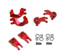 JYYTERD Accessoires Voitures RC pour Arrma pour Granite pour Senton pour Typhon pour Big pour Rock 1/10 RC Pièces Mise À Niveau du Bloc Direction Avant en Métal Et des Moyeux C Porte-moyeu Arrière