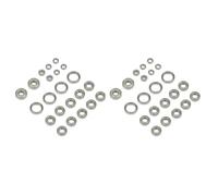 JYYTERD Accessoires Voitures RC pour Arrma pour Kraton pour Typhon pour Senton pour Notorious 6S 1/8 RC Pièces De Mise À Niveau Voiture Kit Roulements Billes 44PCS